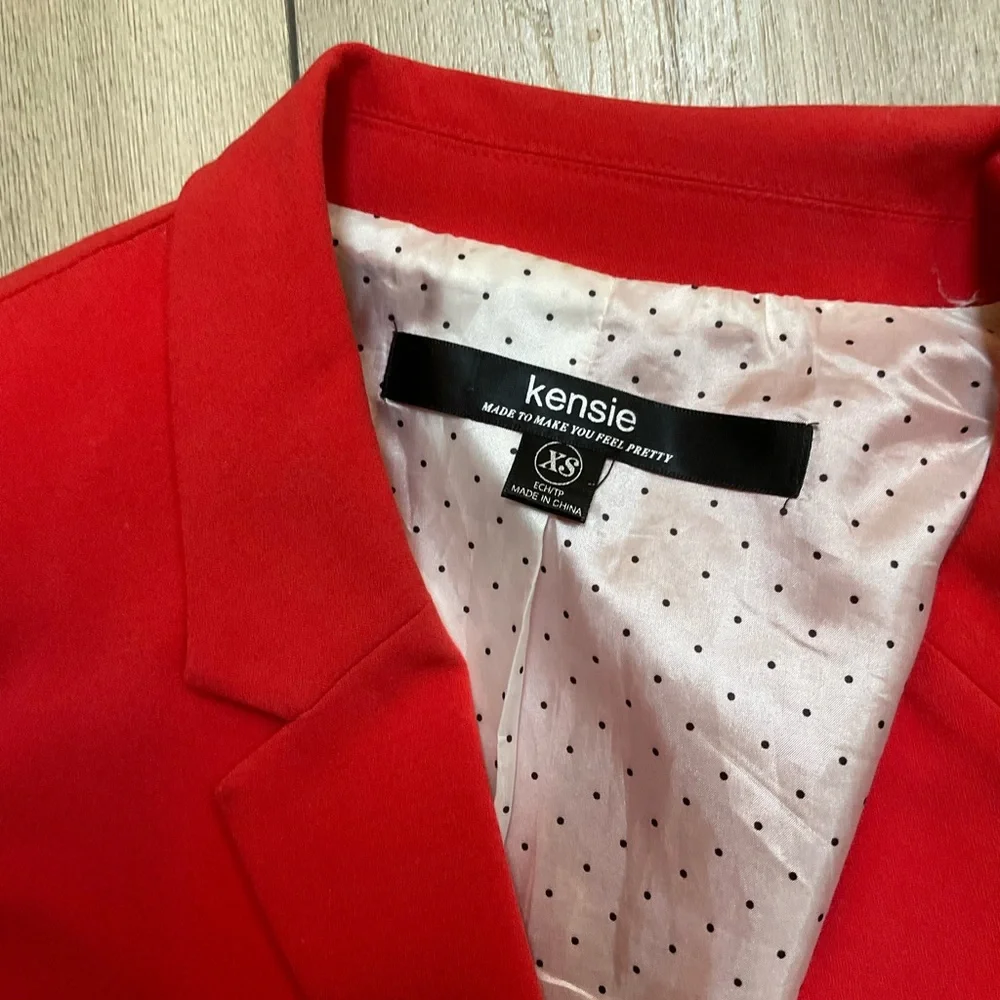 Kensie Red Blazer - Picture 5 of 6